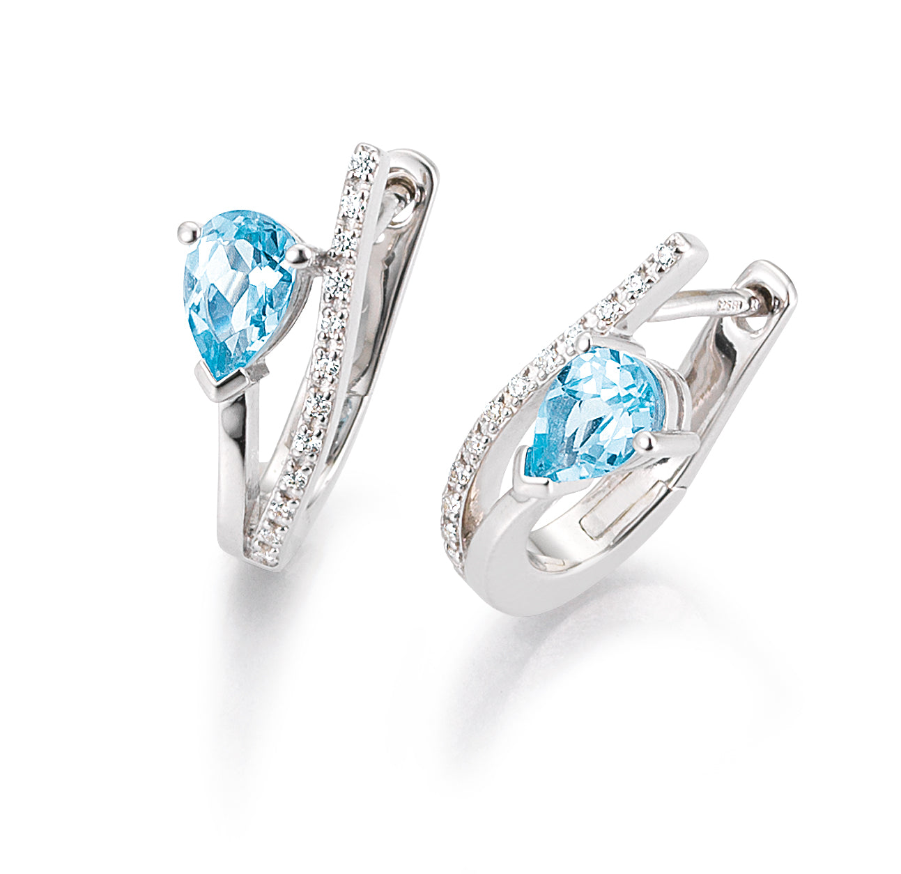 Colored Stone Earrings