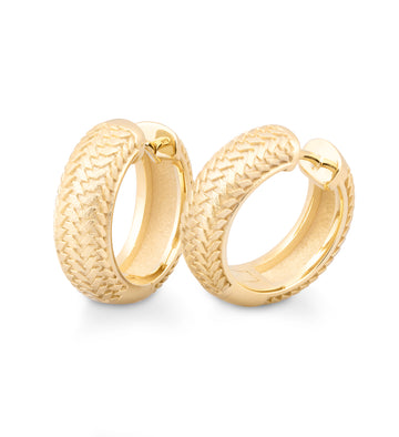 Precious Metal (No Stones) Earrings