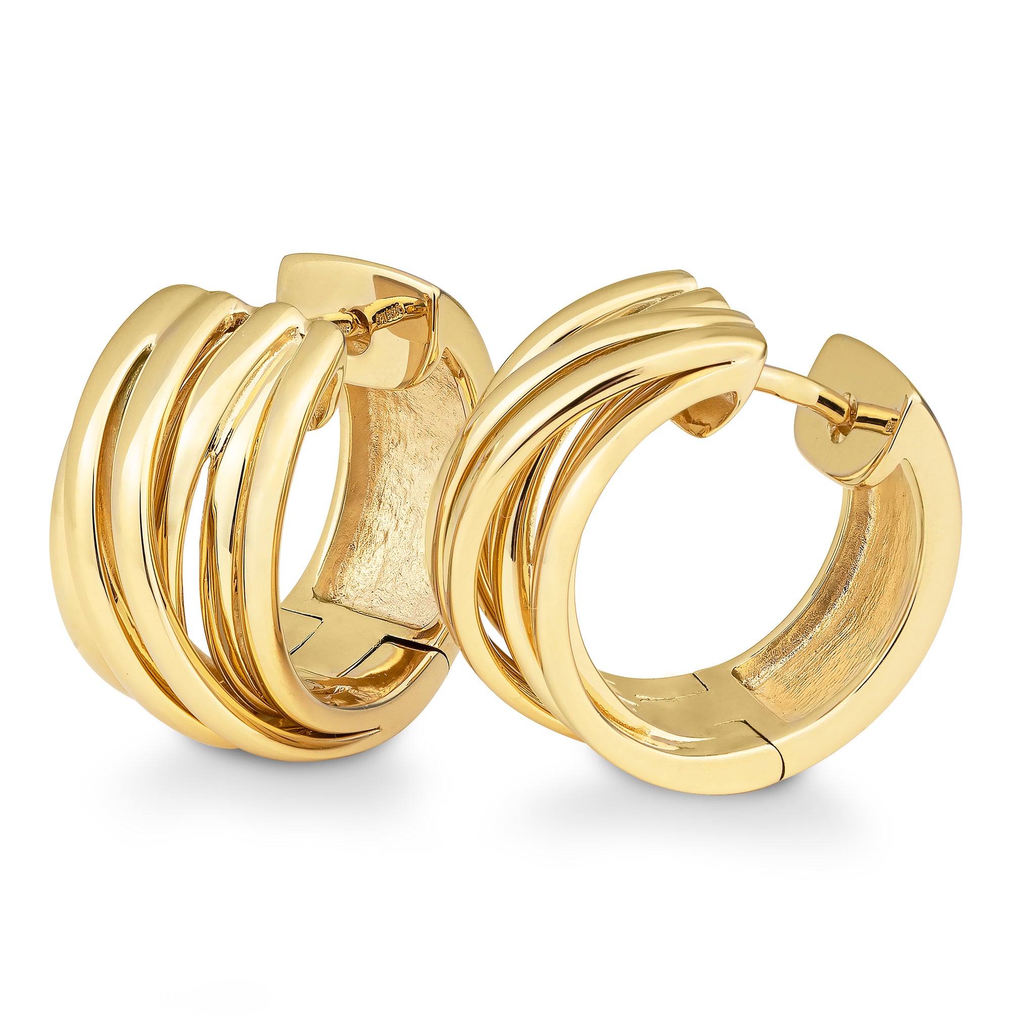 Precious Metal (No Stones) Earrings