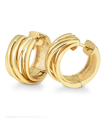 Precious Metal (No Stones) Earrings