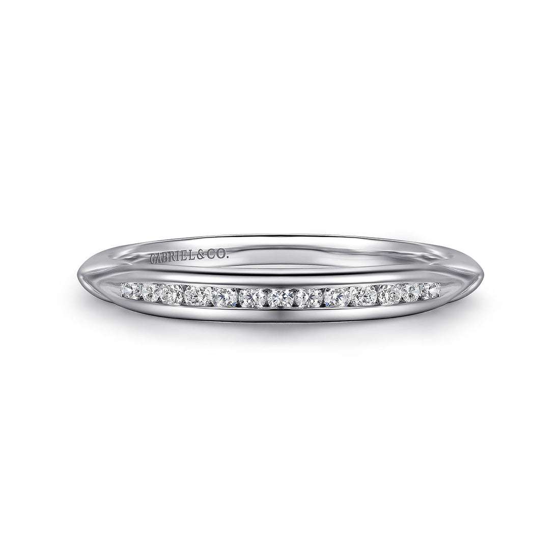 14K White Gold Matching Wedding Band WB11749R3W44JJ