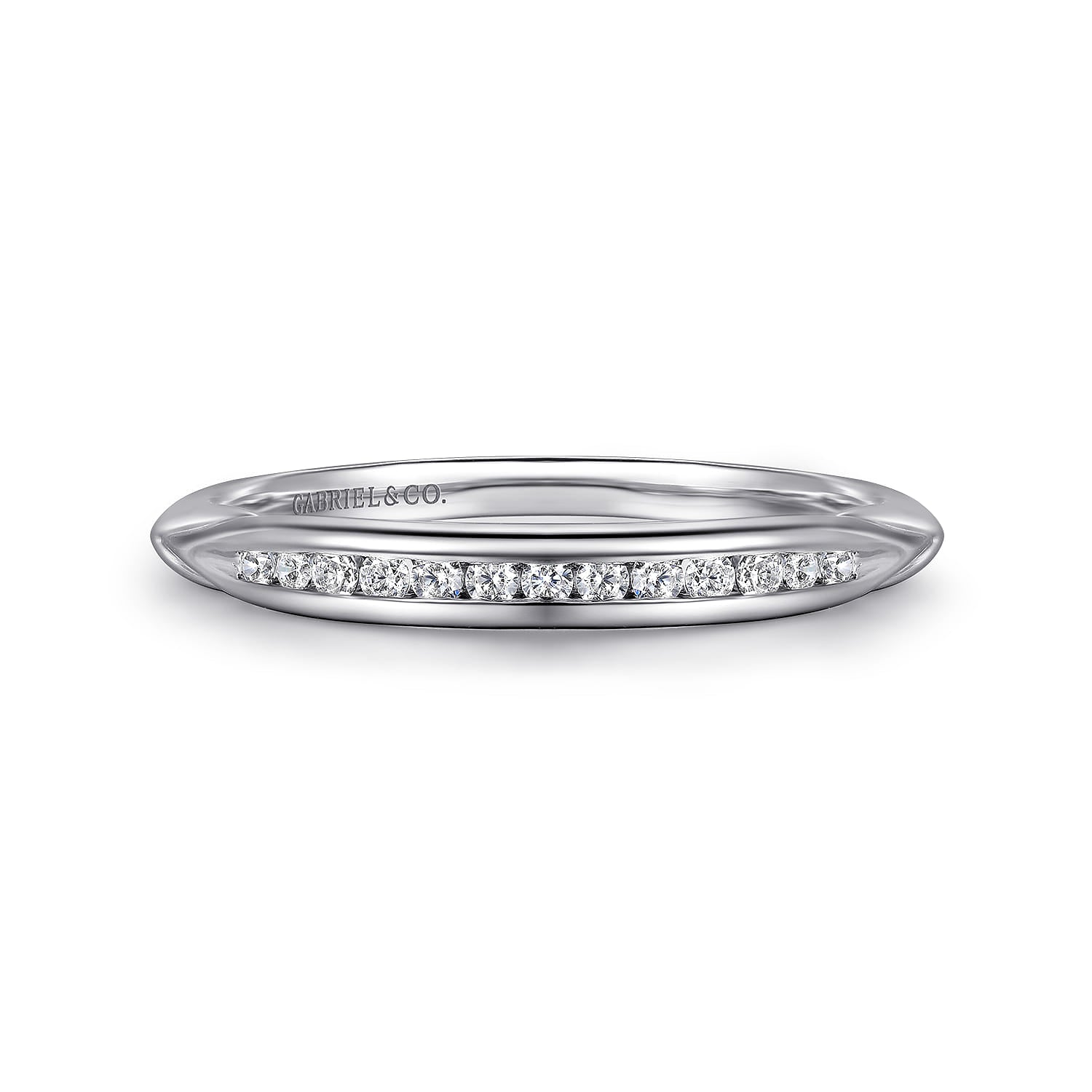 14K White Gold Matching Wedding Band WB11749R3W44JJ