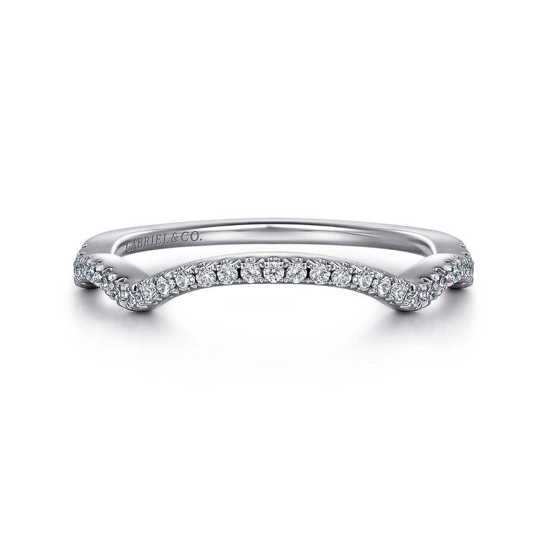 14K White Gold Matching Wedding Band WB7543W44JJ