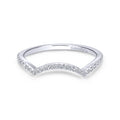 14K White Gold Matching Wedding Band WB7804W44JJ