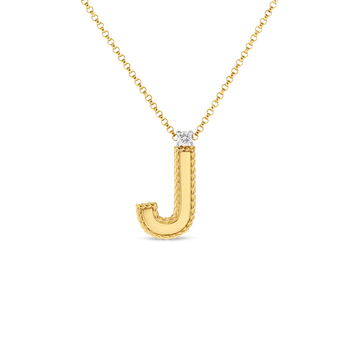 Princess Block Letter Necklace