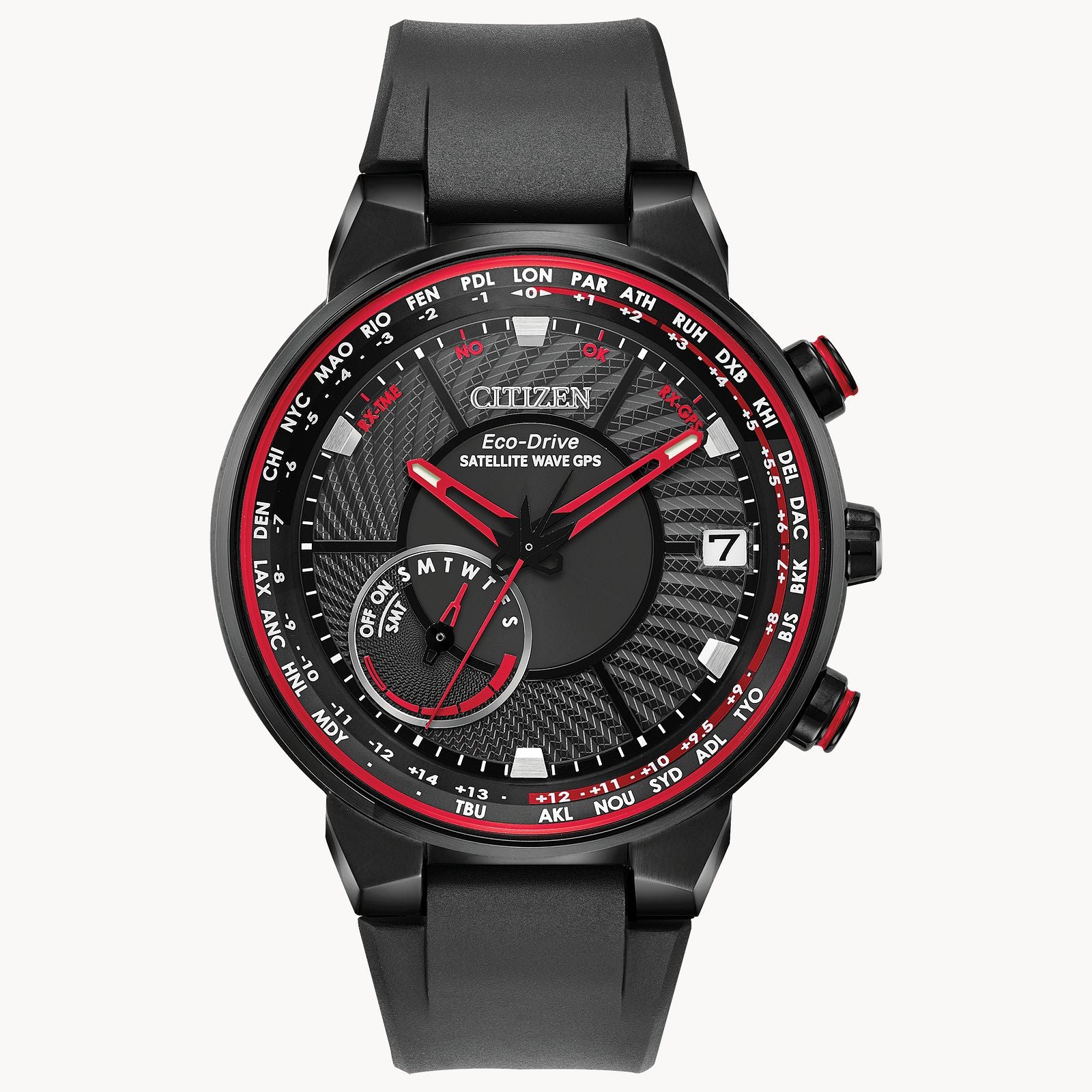 Mens Citizen Satellite Wave GPS Freedom Watch