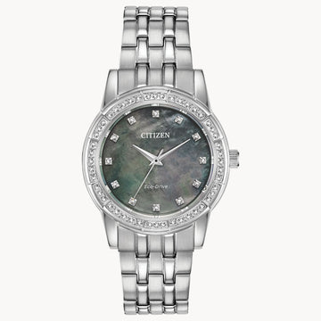 Ladies Citizen Silhouette Crystal Watch