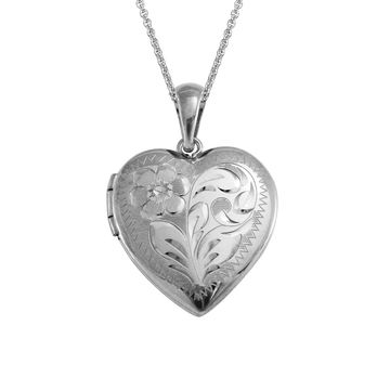 14K Gold White Pendant Locket
