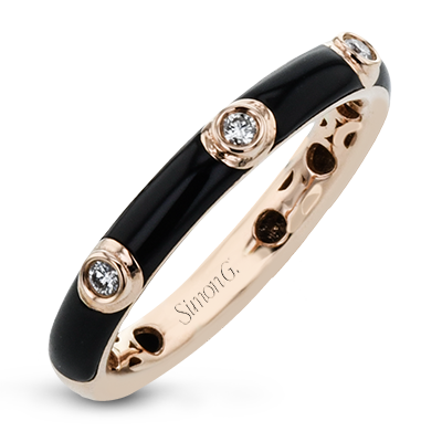 Enamel Right Hand Ring