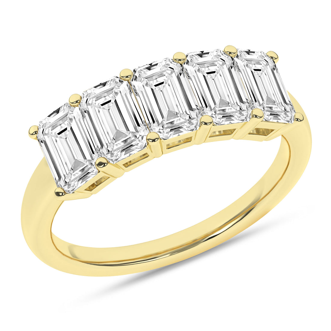 5-Stone Band (Emerald)