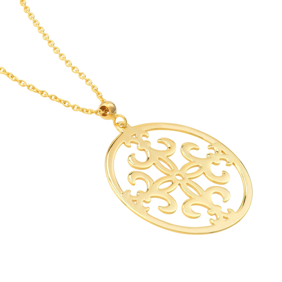 Precious Metal (No Stones) Necklaces