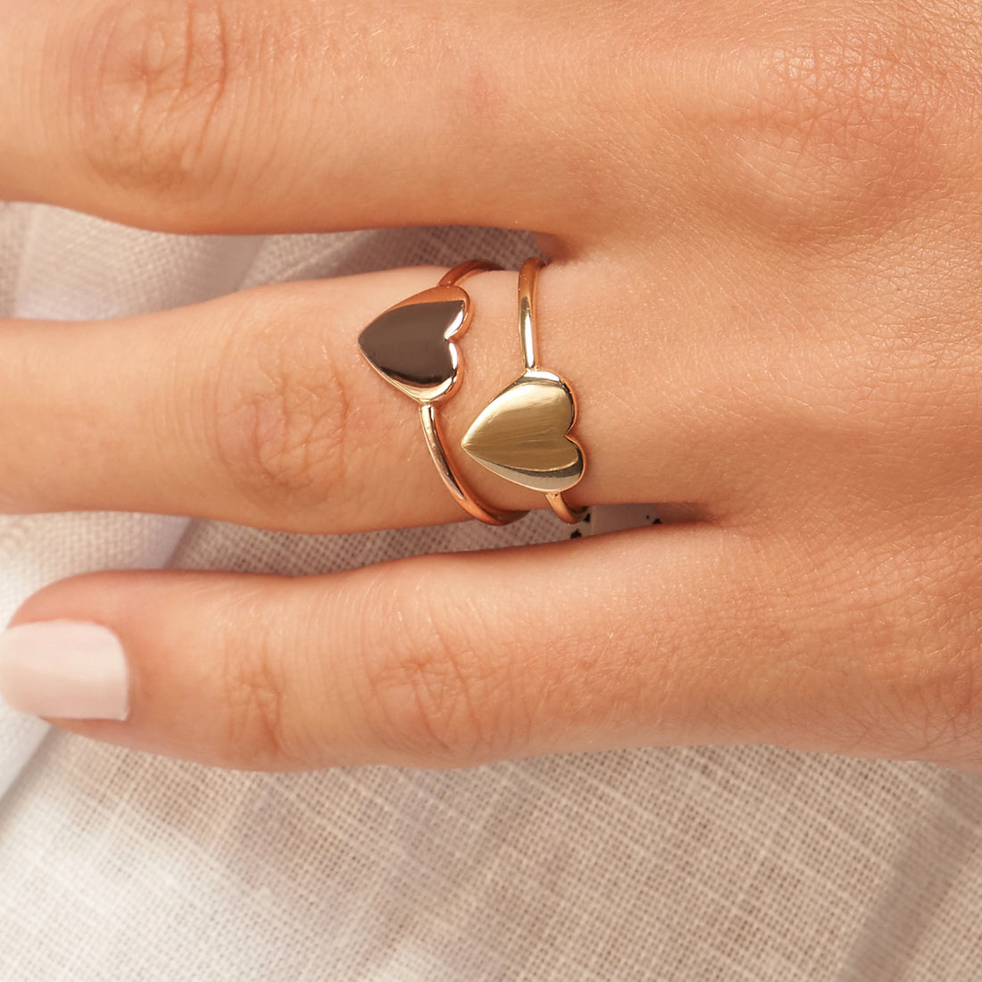 Precious Metal (No Stones) Fashion Rings - Women's