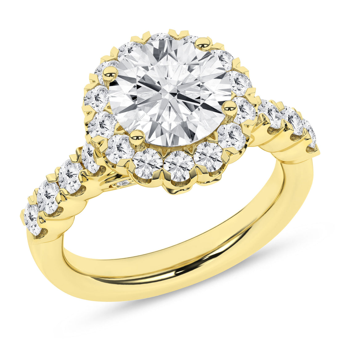 Elegant Halo Ring (Round)