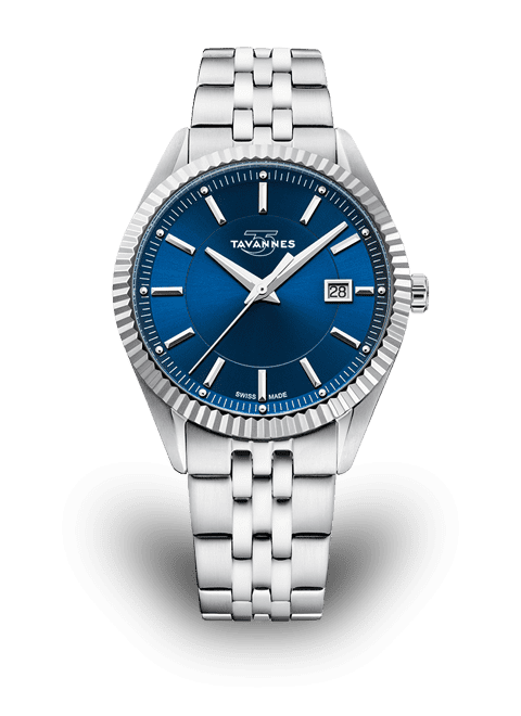 TA Q22.101/STST04 Men\'92s Fluted Edge Watch