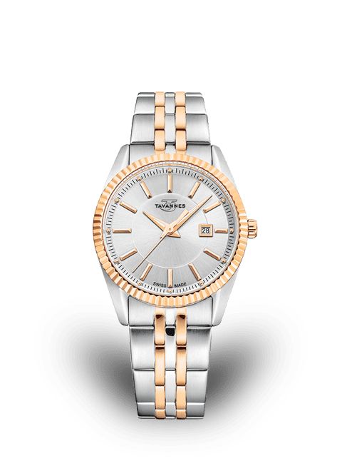 TA Q23.101/2T2T01 Ladie\'92s Fluted Edge Watch