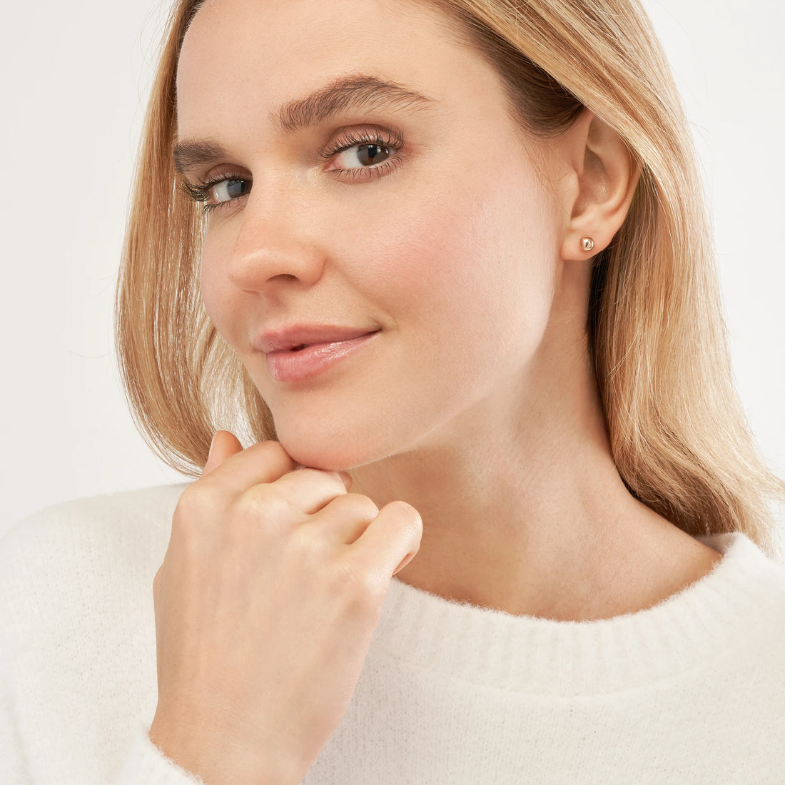 Precious Metal (No Stones) Earrings