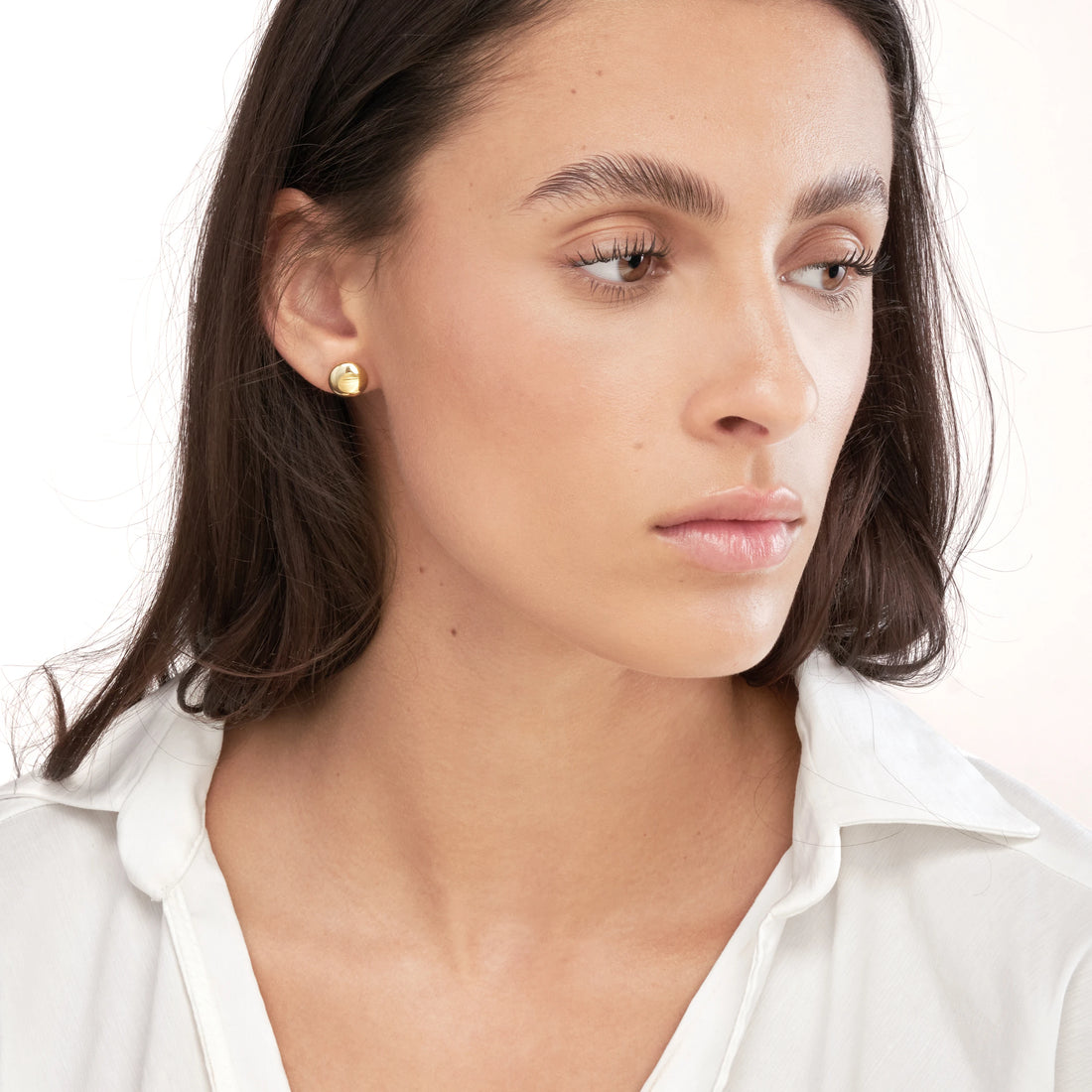 Precious Metal (No Stones) Earrings