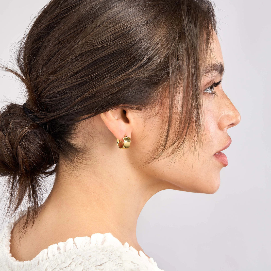 Precious Metal (No Stones) Earrings