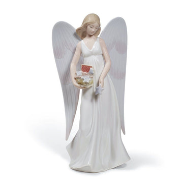 Angelic Stars Lladro Tree Topper Christmas Ornament