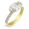 Simon G. LR5025 14K Yellow Gold Oval Diamond Engagement Ring (vendor photo)