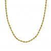 14K YELLOW GOLD DIAMOND CUT ROPE CHAIN COLLECTION