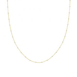 14K YELLOW GOLD SATURN CHAIN COLLECTION