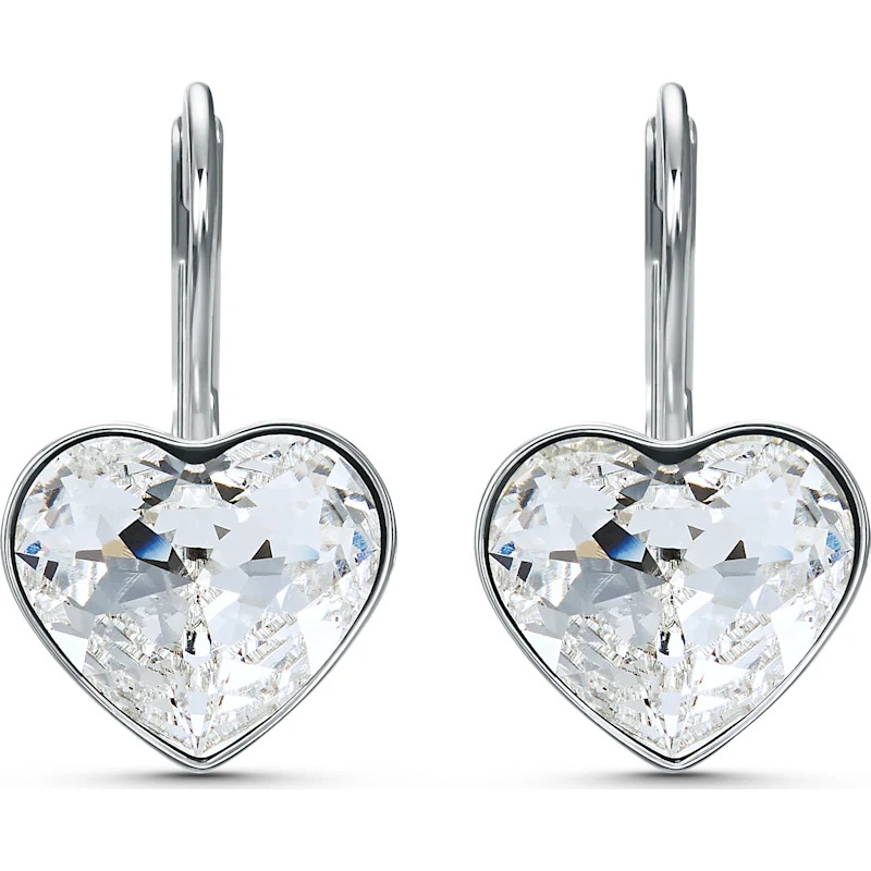 Dancing Hearts Crystal Earrings  Mysa Jewels