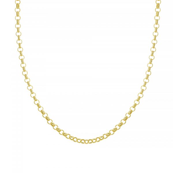 14K YELLOW GOLD ROLO CHAIN COLLECTION